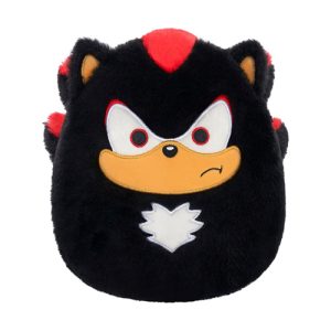 Jazwares - Squishmallows - Fuzz-A-Mallows Games: SEGA - Sonic the Hedgehog - Shadow (8 Inch) (SQSG00330)