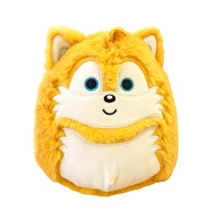 Jazwares - Squishmallows - Fuzz-A-Mallows Games: SEGA - Sonic the Hedgehog - Tails (8 Inch) (SQSG00330)