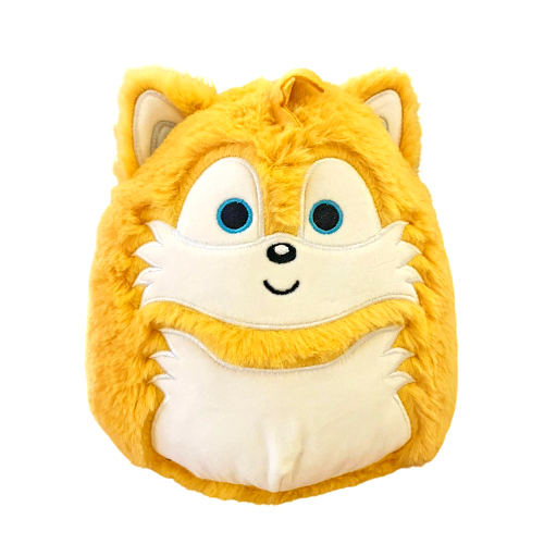 Jazwares - Squishmallows - Fuzz-A-Mallows Games: SEGA - Sonic the Hedgehog - Tails (8 Inch) (SQSG00330)