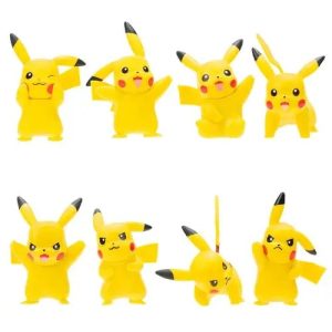 Jazwares - Battle Figure Multipack Games: Nintendo - Pokemon - Pikachu 8-Pack (2604)