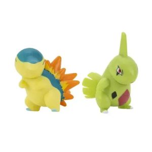 Jazwares - Battle Figure 2-Pack Games: Nintendo - Pokemon - Cyndaquil & Larvitar (95007)