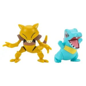 Jazwares - Battle Figure 2-Pack Games: Nintendo - Pokemon - Abra & Totodile (95007)