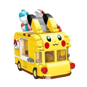 Qman - Keeppley Games: Nintendo - Pokemon - Pikachu Poke Ball Car