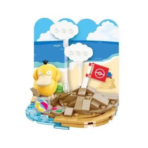 Qman - Keeppley Games: Nintendo - Pokemon - Psyduck Build a Sandcastle