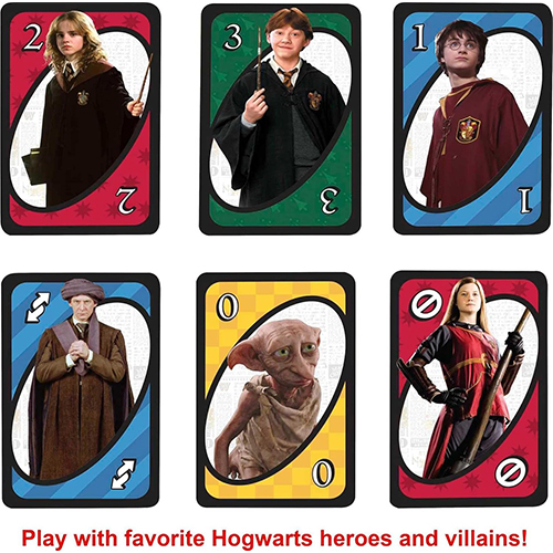 Mattel UNO Harry Potter Card Game For Kids, Adults And Game Night Based On The Popular Series - Image 3