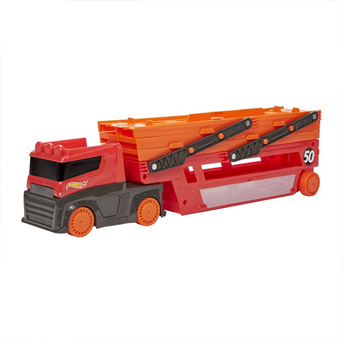 Mattel - Hot Wheels Toys: MEGA Hauler With Storage For Up To 50 1:64 Scale (Cars Ages 3 & Older)