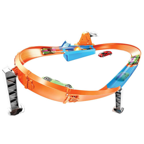 Mattel Hot Wheels Rapid Raceway Champion Action Speed Boost Oval Track - Image 5