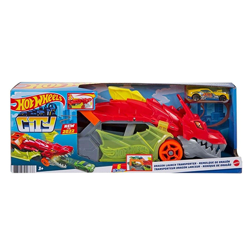 Mattel Hot Wheels City Dragon Launch Transporter - Image 2