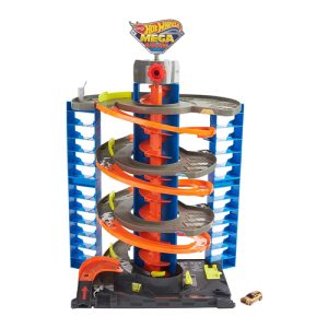 Mattel Hot Wheels MEGA Garage Playset 70CM With 1 Die-Cast Toy Car in 1:64 Scale