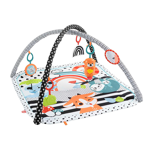 Mattel Fisher-Price 3-In-1 Music Glow And Grow Gym Infant Playmat With Lights & Removable Toys