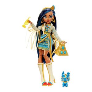Mattel - Monster High Toys: Cleo De Nile Doll With Pet & Accessories