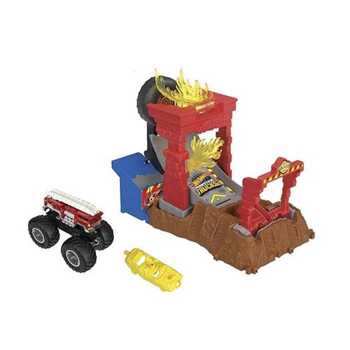 Mattel Hot Wheels City Speedy Pizza Pick-Up With 1:64 Scale Toy Car - Image 3