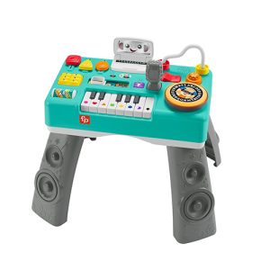Mattel Fisher-Price Laugh & Learn Mix & Learn DJ Table, Musical Learning Toy For Baby & Toddler