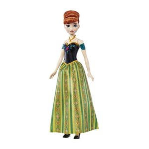 Mattel - Disney Princess Toys: Frozen - Anna Fashion Singing Doll - Sounds Only