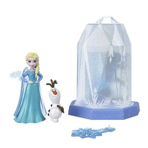 Mattel - Disney Princess Toys: Frozen Ice Reveal Surprise Small Doll With Ice Gel, Character Friend & Play Pieces (Dolls May Vary) CDU8PCS