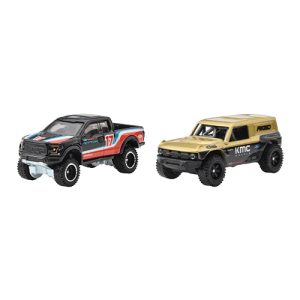 Mattel Hot Wheels Car Culture 2-Pack Ford Bronco R & 17 Ford F-150 Raptor (HRR77 Group HBL96-979M)