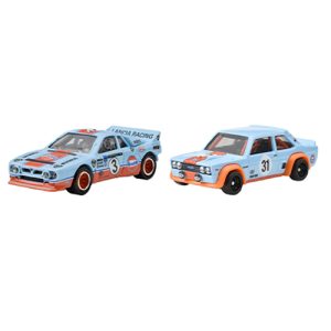 Mattel Hot Wheels Car Culture 2-Pack Lancia Rally 037 & Fiat 131 Abarth (HRR81 Group HBL96-979M)