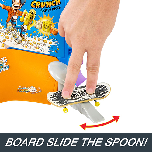 Mattel - Hot Wheels Toys: Skate Tony Hawk Cereal Skate Bowl Fingerboard Set With 1 Exclusive Board & Pair of Skate Shoes - Image 4