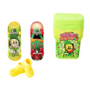 Mattel - Hot Wheels Toys: Skate Flavor Container With 2 Fingerboards & Skate Shoes in Case Fruit Explosion