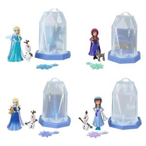 Mattel - Disney Princess Toys: Frozen - Small Doll - Snow Reveal Globe Ice Fall Asst CDU8PCS