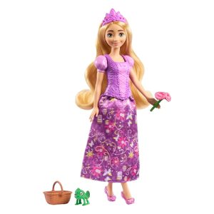 Mattel Disney Princess 2-In-1 Stories Rapunzel Fashion Doll With 2 Snap-On Bodices, 2 Skirts & 9 Accessories
