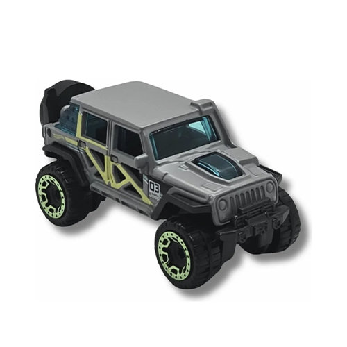 Mattel Hot Wheels Baja Blazers 5-Pack (Bull Whip, '87 Dodge D100, Ford Bronco R, Mountain Mauler, '17 Jeep & Wangler) - Image 3
