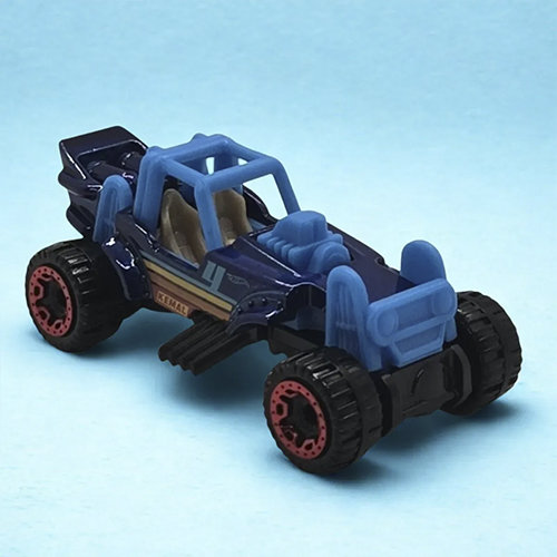 Mattel Hot Wheels Baja Blazers 5-Pack (Bull Whip, '87 Dodge D100, Ford Bronco R, Mountain Mauler, '17 Jeep & Wangler) - Image 6