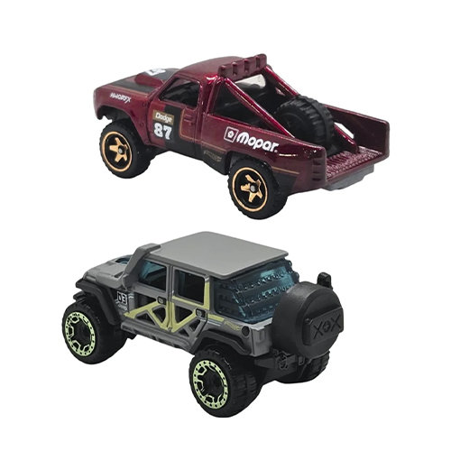 Mattel Hot Wheels Baja Blazers 5-Pack (Bull Whip, '87 Dodge D100, Ford Bronco R, Mountain Mauler, '17 Jeep & Wangler) - Image 8