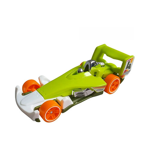 Mattel Hot Wheels Stunt Tracks 5-Pack (Exotique, Electrack, Lindster Prototype HI Beam & HW-4-Trac) (JBJ83) - Image 3