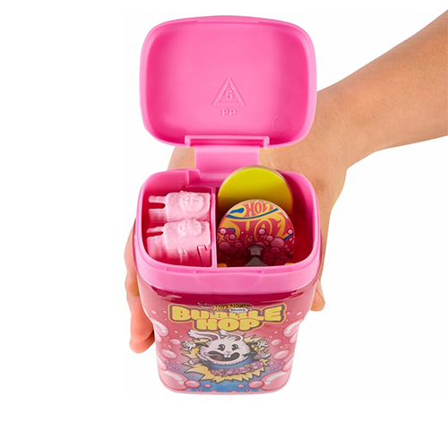 Mattel - Hot Wheels Toys: Skate Flavor Container With 2 Fingerboards & Skate Shoes in Case Cotton Candy Gum - Image 5