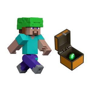 Mattel Minecraft Action Figures & Accessories Set, 3.25-Inch Scale Collectible Toys Steve (GTP08)