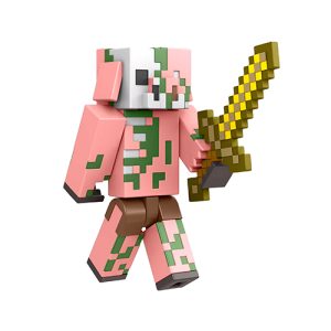Mattel Minecraft Action Figures & Accessories 2-Pack Zombified Piglin & Minecraft 3.25-inch Scale (JCN57)