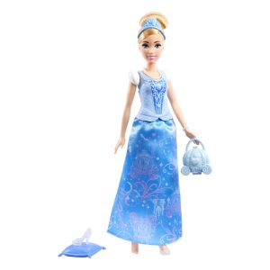 Disney Princess 2-In-1 Stories Cinderella Fashion Doll With 2 Snap-On Bodices, 2 Skirts & 9 Accessories