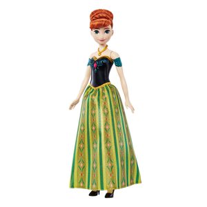 Mattel Disney Princess Frozen - Singing Anna Doll in Signature Clothing, Sings “Let It Go” from The Disney Movie Frozen