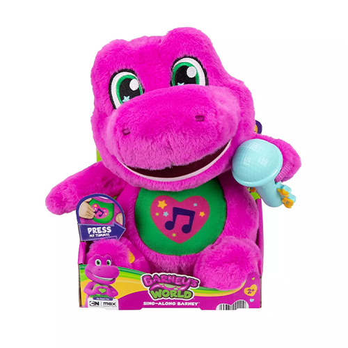 Mattel - Barney''s World - Sing Along Barney Sof Texture with Sound (10.5 Inch) - Image 2