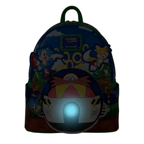 Loungefly Games: Sonic the Hedgehog Mini Backpack (Light Up) - Image 2