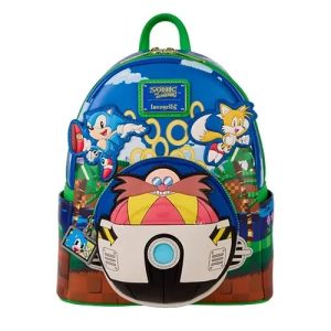 Loungefly Games: Sonic the Hedgehog Mini Backpack (Light Up)