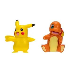 Jazwares - Battle Figure 2-Pack Games: Nintendo - Pokemon - Charmander & Pikachu (3355)