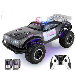 Off-Road Police R/C Car with Light & Sound Scale 1:8 2.4G (9020-7F)