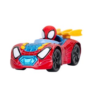 Jazwares Super Heroes: Marvel - Spidey & his Amazing Friends - Amazing Metals Diecast Vehicles - Spidey (SNF0193)