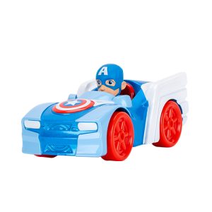 Jazwares Super Heroes: Marvel - Spidey & his Amazing Friends - Amazing Metals Diecast Vehicles - Captain America (SNF0193)