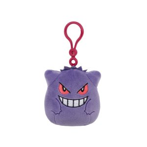 Jazwares Squishmallows - Clip-On Games: Nintendo - Pokemon - Genger (3.5 Inch) (SQPK00445)