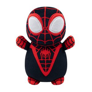 Jazwares Squishmallows - HugMees Super Heroes: Marvel - Spidey & his Amazing Friends - Spin (Miles Morales) (CDU12PCS) (6 Inch) (SQSF00005)