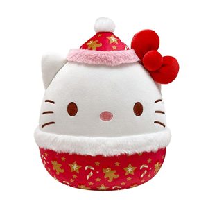 Jazwares Squishmallows - Core Cartoon Animation: Sanrio - Hello Kitty & Friends - Holiday Hello Kitty (8 Inch) (SQSN00772)