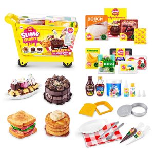 ZURU - Slime Mart - Small Shopping Cart - Sandwiches, Desserts & Cakes