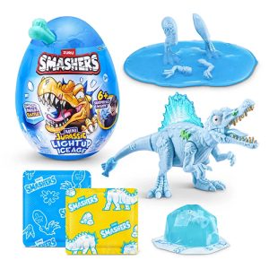 ZURU - Smashers - Mini Jurassic Light Up Ice Age Dino Over 6 Surprises