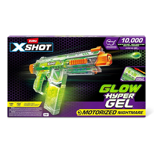 ZURU - X-Shot - Motorized Nightmare Glow In The Dark Hyper Gel (10000 Gel) - Image 2