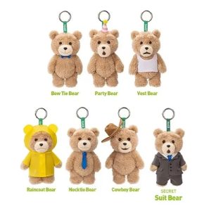 Pop Mart - Ted2: Teddy Bear Action Plush Pendant Mystery Blind Box (One Random Piece) (CDU6PCS)Hot Price