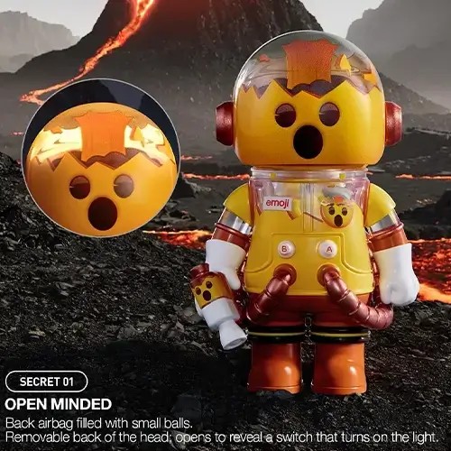 Pop Mart - MOLLY: Mega Space Molly 100% x Emoju Series Mystery Blind Box (One Random Piece) (CDU9PCS)Hot Price - Image 3