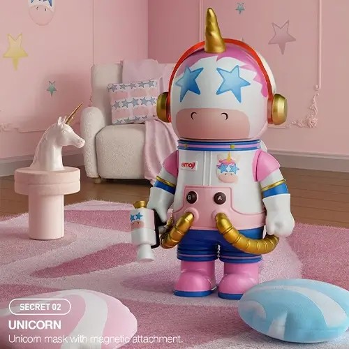 Pop Mart - MOLLY: Mega Space Molly 100% x Emoju Series Mystery Blind Box (One Random Piece) (CDU9PCS)Hot Price - Image 4